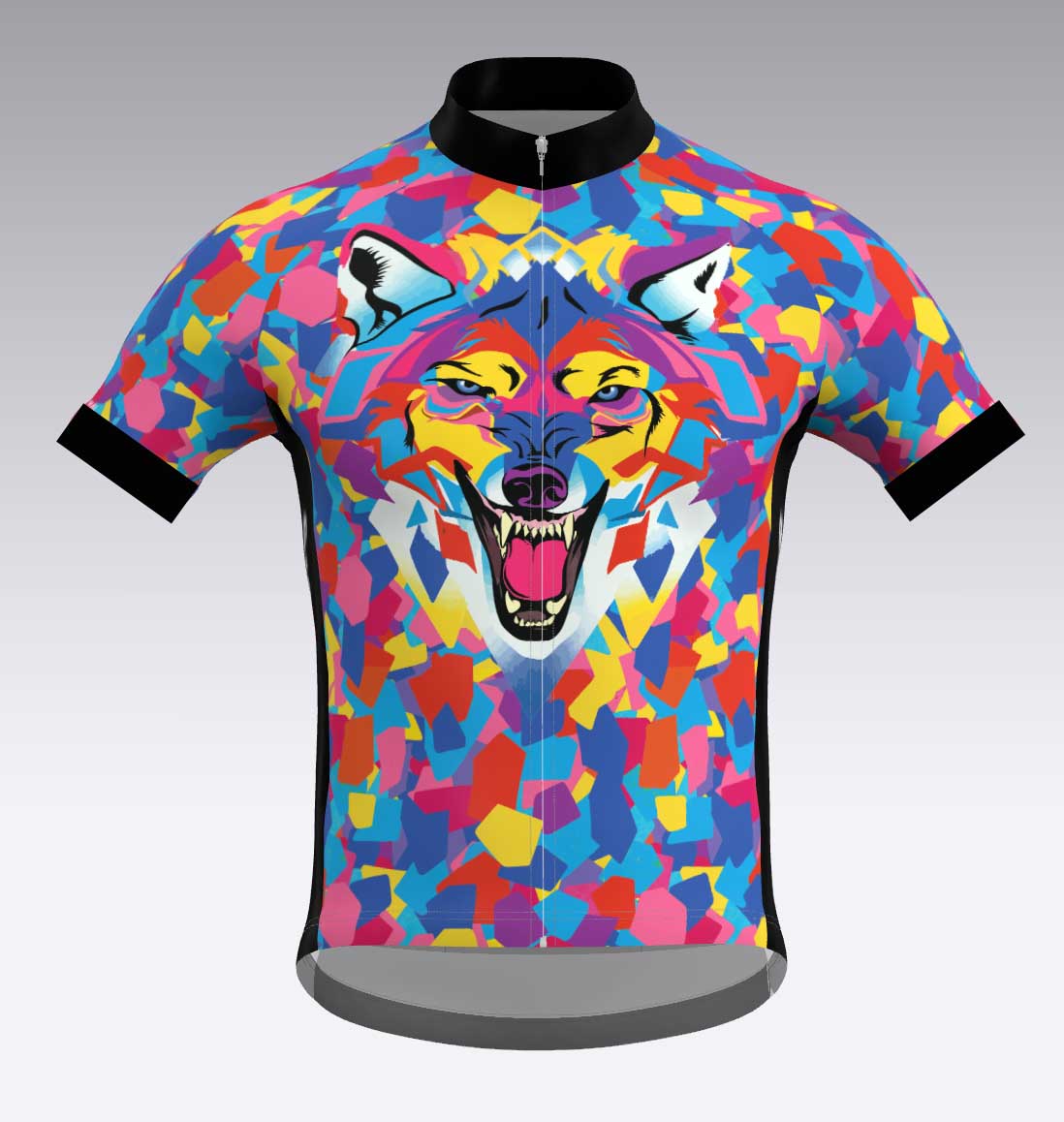 MEN'S SHORT SLEEVE WOLF PRIMAL LITTLE RED CUSTOM JERSEY 2025