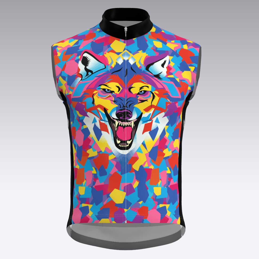 MEN'S SLEEVELESS WOLF PRIMAL LITTLE RED CUSTOM JERSEY 2025