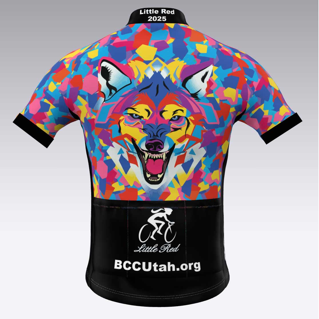 MEN'S SHORT SLEEVE WOLF PRIMAL LITTLE RED CUSTOM JERSEY 2025