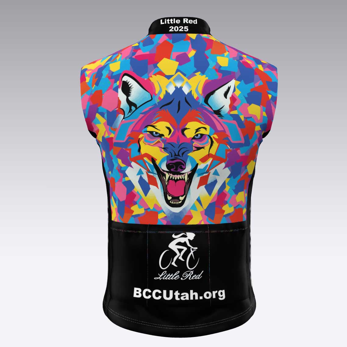 MEN'S SLEEVELESS WOLF PRIMAL LITTLE RED CUSTOM JERSEY 2025