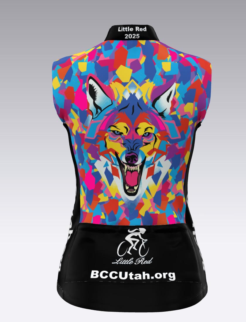 WOMEN'S SLEEVELESS WOLF PRIMAL LITTLE RED CUSTOM JERSEY 2025