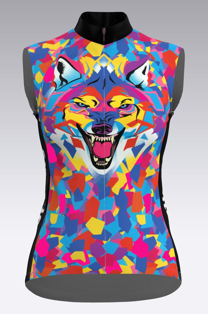 WOMEN'S SLEEVELESS WOLF PRIMAL LITTLE RED CUSTOM JERSEY 2025