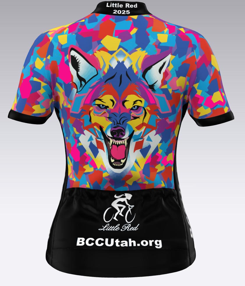 WOMEN'S SHORT SLEEVE WOLF PRIMAL LITTLE RED CUSTOM JERSEY 2025